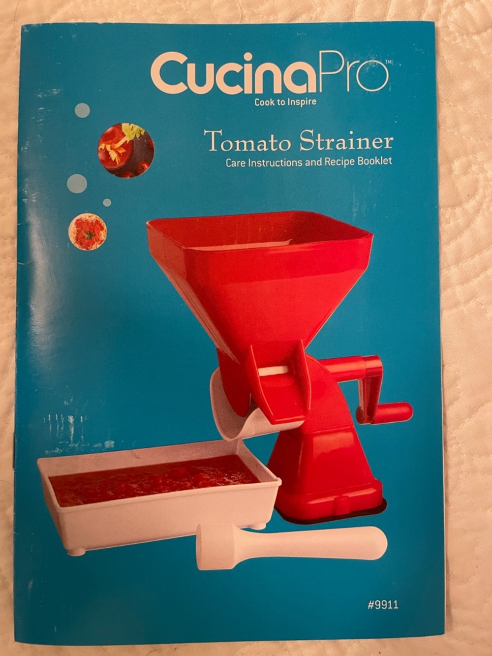 CucinaPro Tomato Strainer - Red